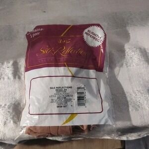 3 Pair Hanes Silk Reflections Slightly Imperfect SANDALFOOT Little Color Size CD